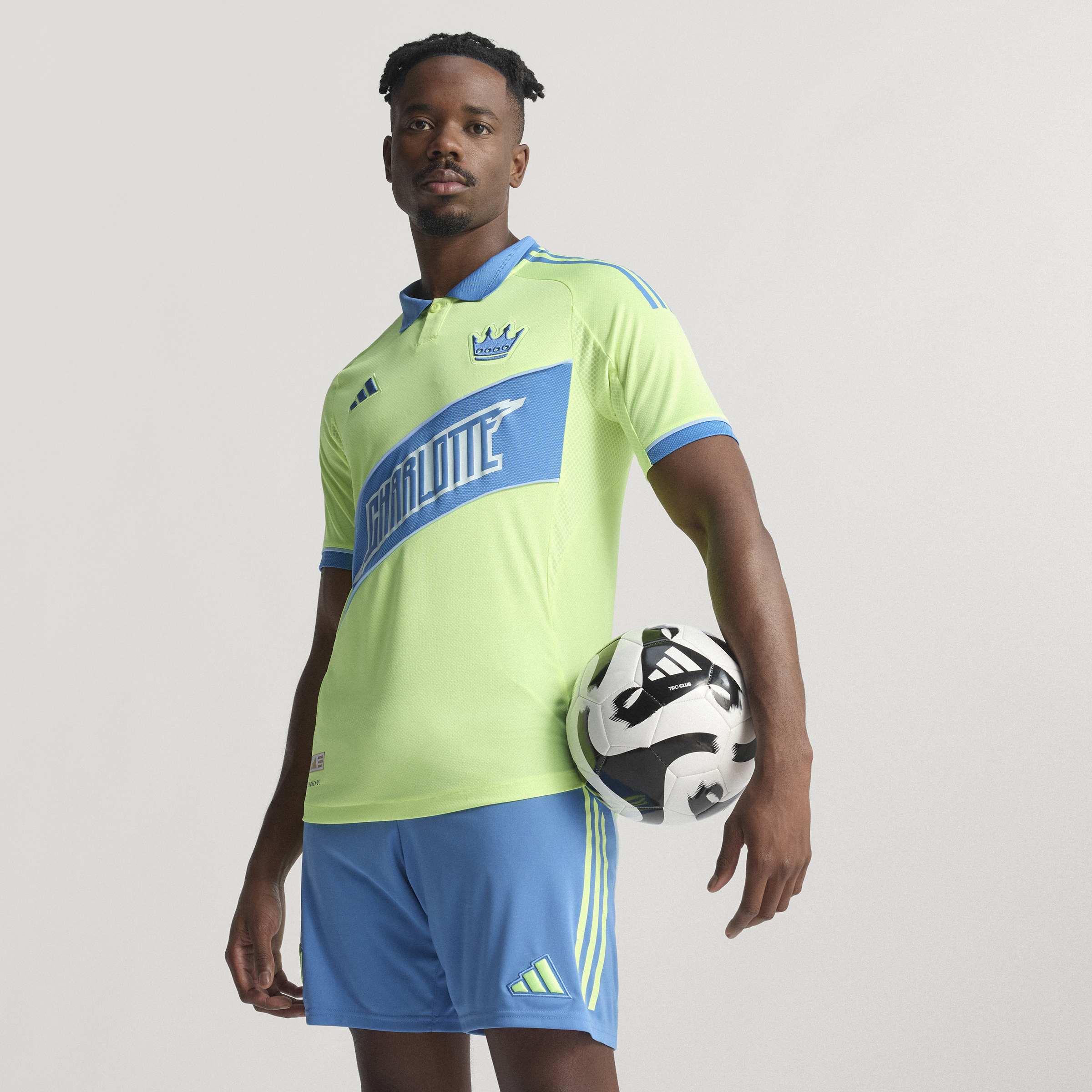 adidas Men's Charlotte FC Third Authentic Soccer Jersey 25/26 Yellow - Best Buy Soccer